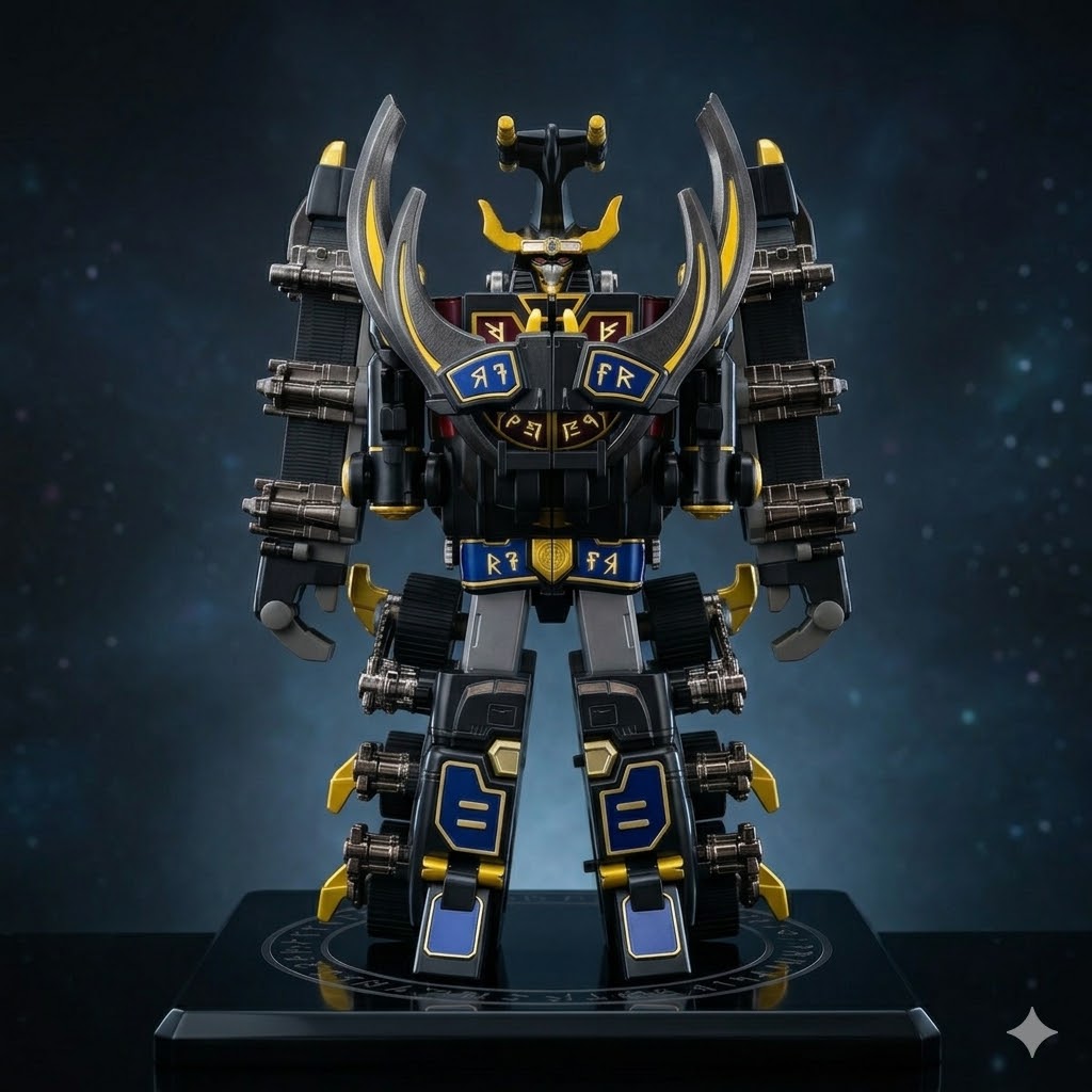 Mô hình Legacy Black & Gold Thunder Megazord Custom